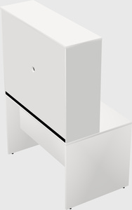 Rectangular desk