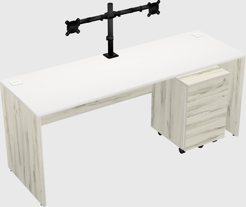 Rectangular desk