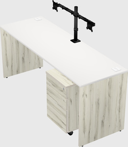 Rectangular desk
