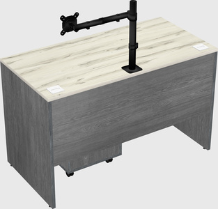 Rectangular desk
