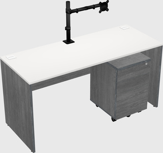 Rectangular desk