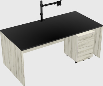 Rectangular desk