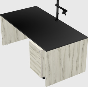 Rectangular desk