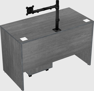 Rectangular desk