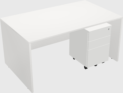 Rectangular desk