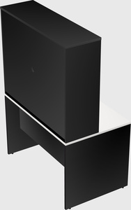 Rectangular desk