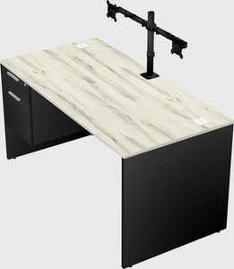 Rectangular desk