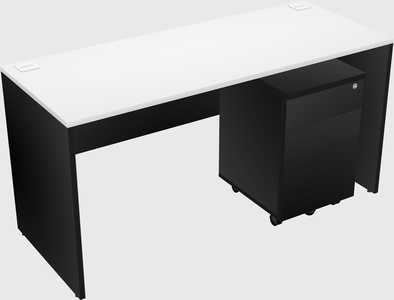 Rectangular desk