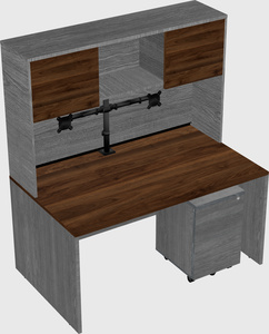Rectangular desk