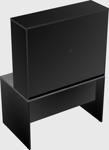 Rectangular desk