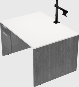 Rectangular desk