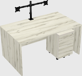 Rectangular desk