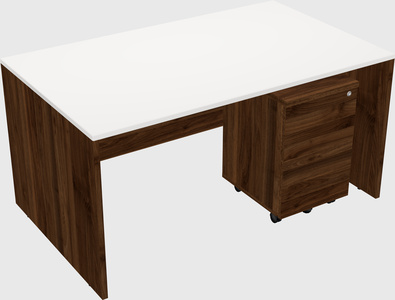 Rectangular desk
