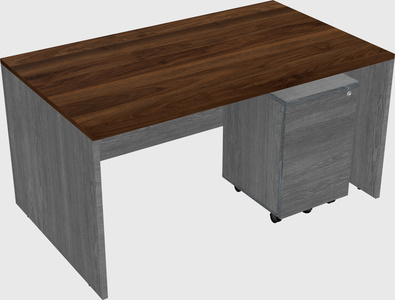 Rectangular desk