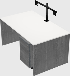 Rectangular desk