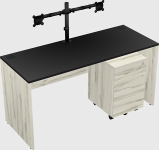 Rectangular desk
