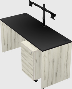 Rectangular desk