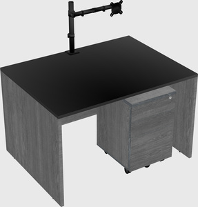 Rectangular desk