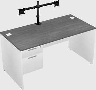Rectangular desk