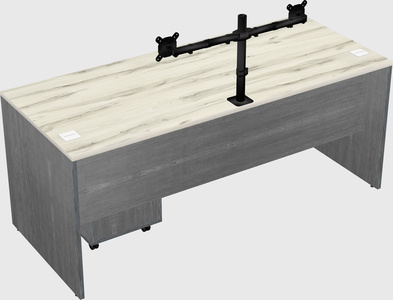 Rectangular desk