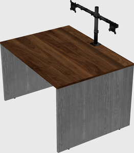 Rectangular desk