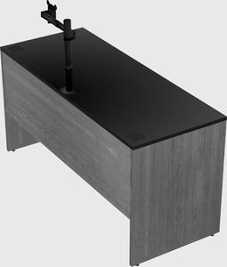 Rectangular desk