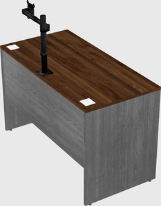 Rectangular desk