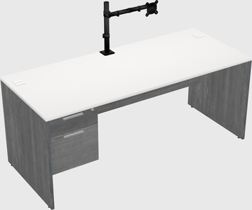 Rectangular desk