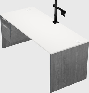 Rectangular desk