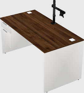 Rectangular desk