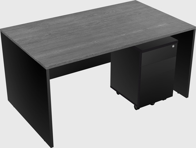 Rectangular desk