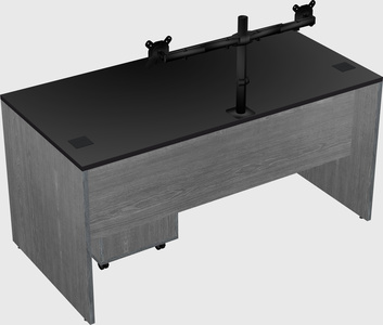 Rectangular desk
