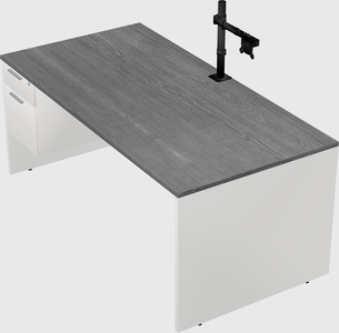 Rectangular desk