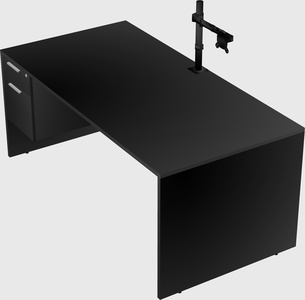 Rectangular desk