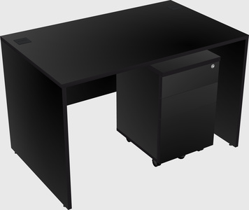 Rectangular desk