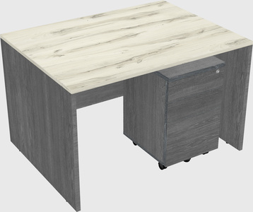 Rectangular desk