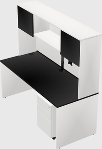 Rectangular desk
