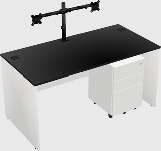 Rectangular desk