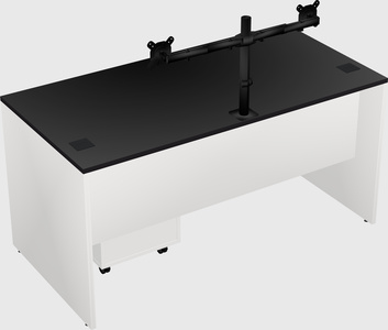 Rectangular desk