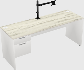 Rectangular desk