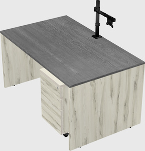 Rectangular desk