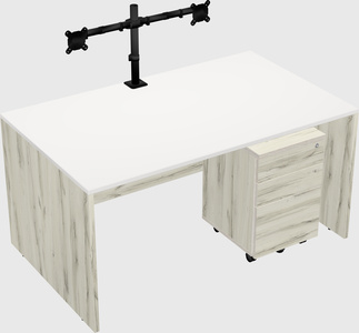 Rectangular desk