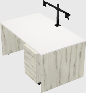 Rectangular desk