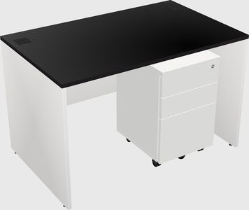Rectangular desk