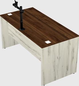 Rectangular desk