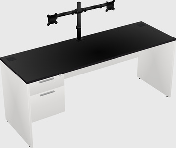 Rectangular desk