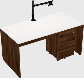 Rectangular desk