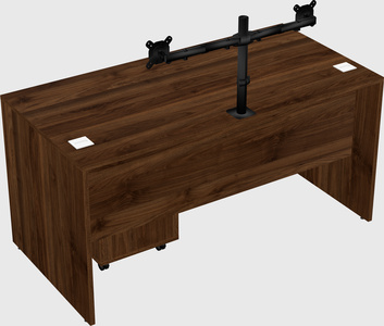 Rectangular desk