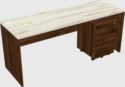 Rectangular desk