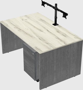 Rectangular desk